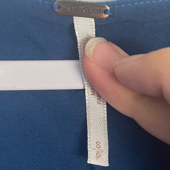 Free People Sleepy Time Indigo Stripe Kimono Top   Size small - Picture 5 of 8